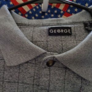 George Brand Men's Quarter Button Henley Size 3XL.